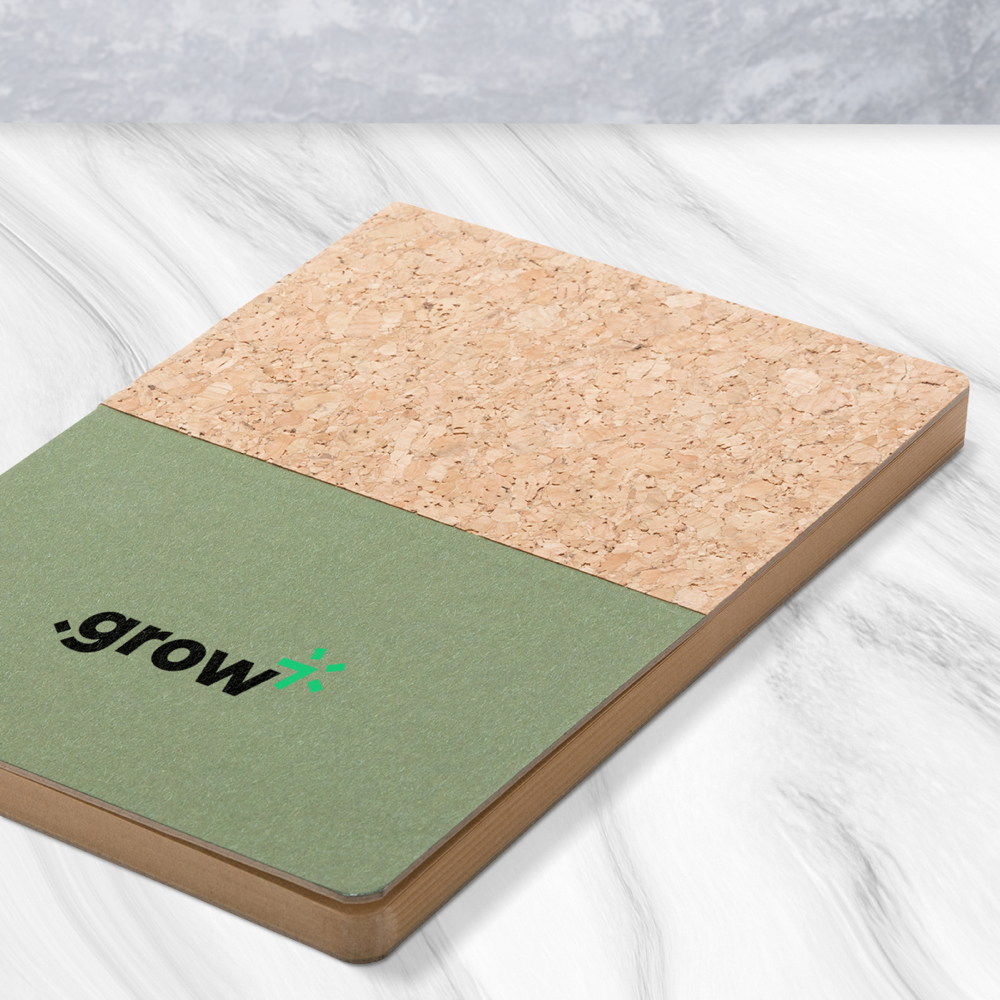 Notebook A5 cork kraft