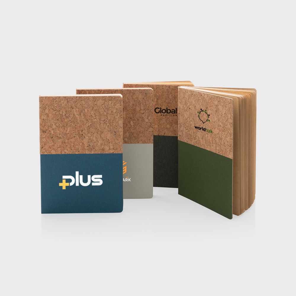 Notebook A5 cork kraft