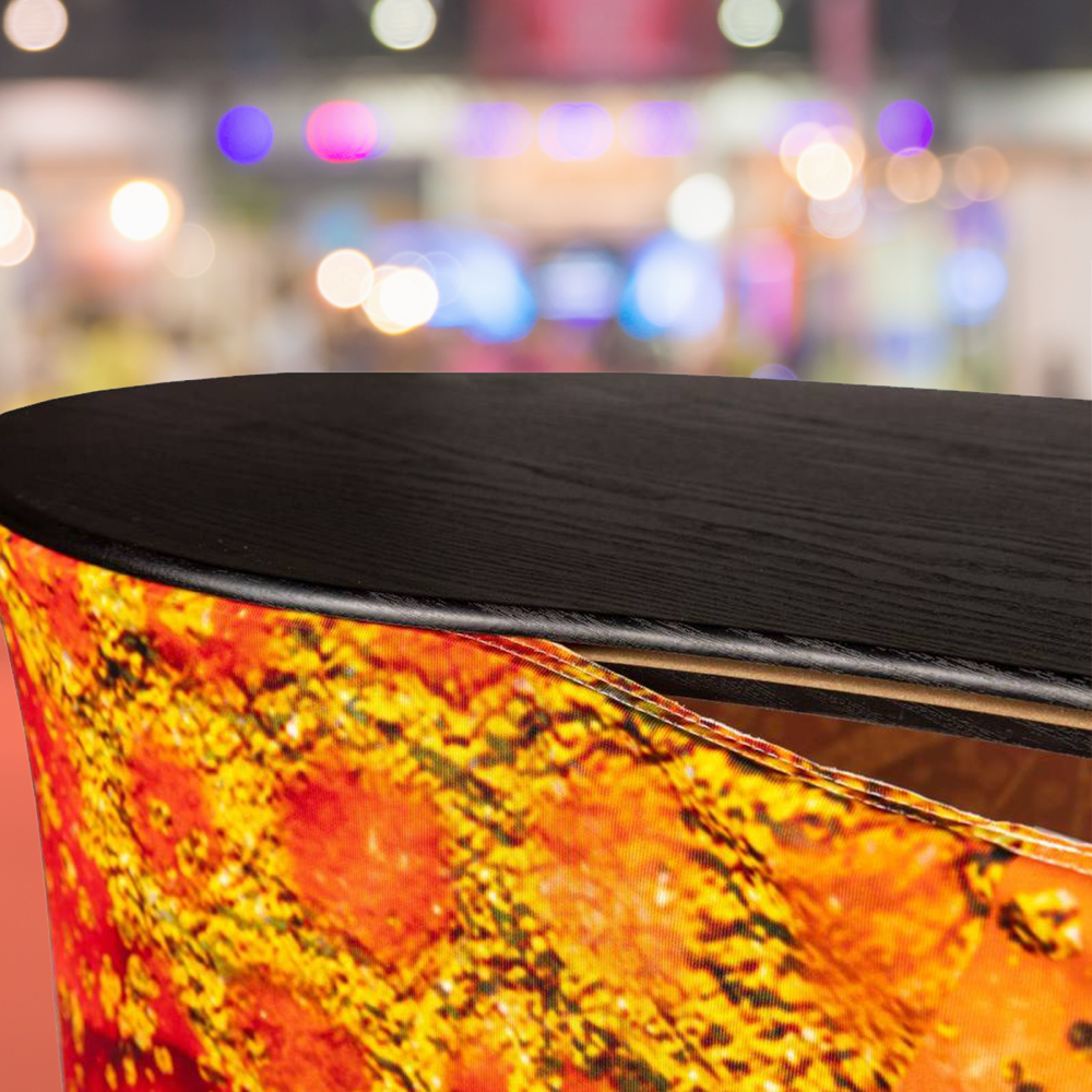 Curved Fabric Counter