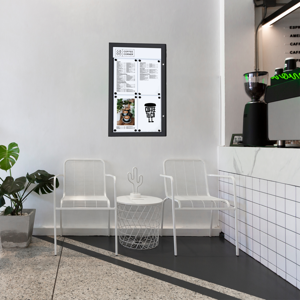 Menu Stand Wall