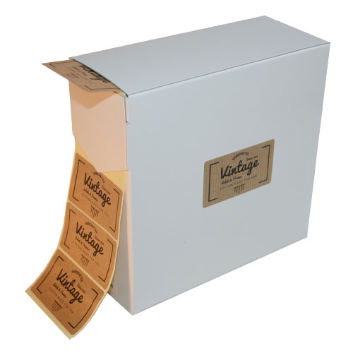 Kraft Labels On Rolls