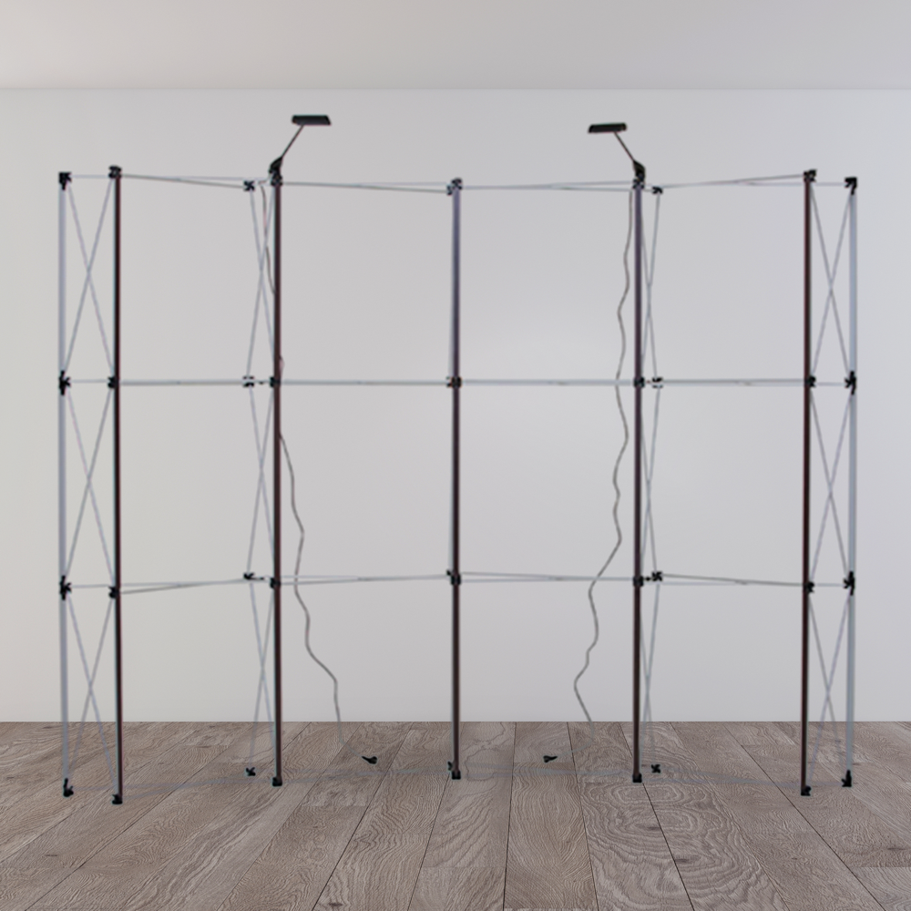 Curved Pop-up Wall